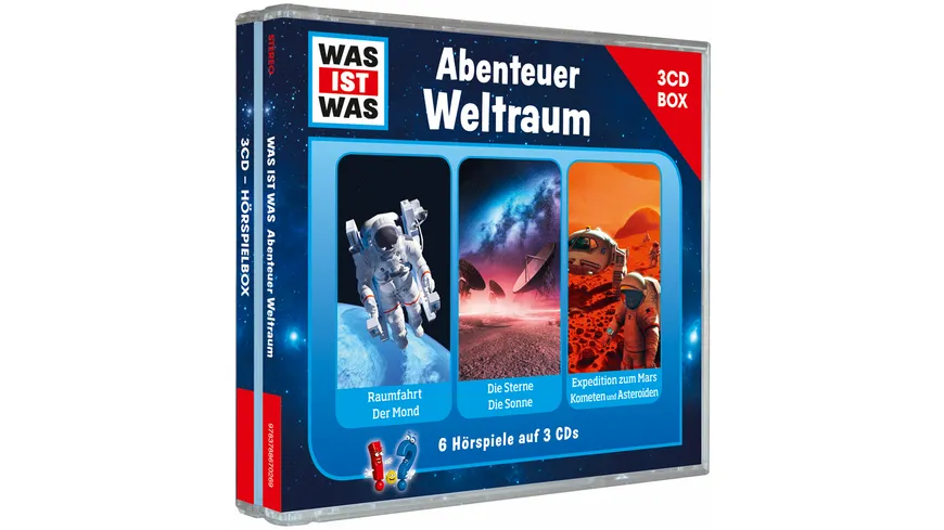 WAS IST WAS 3-CD-Hörspielbox Abenteuer Weltraum