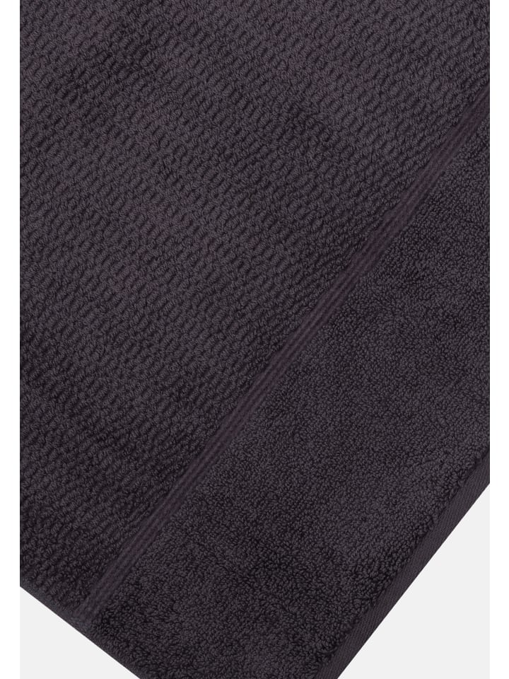 Möve for Frottana 4 X Handtuch im Set Pearl in Graphite günstig kaufen 50 x 100 cm