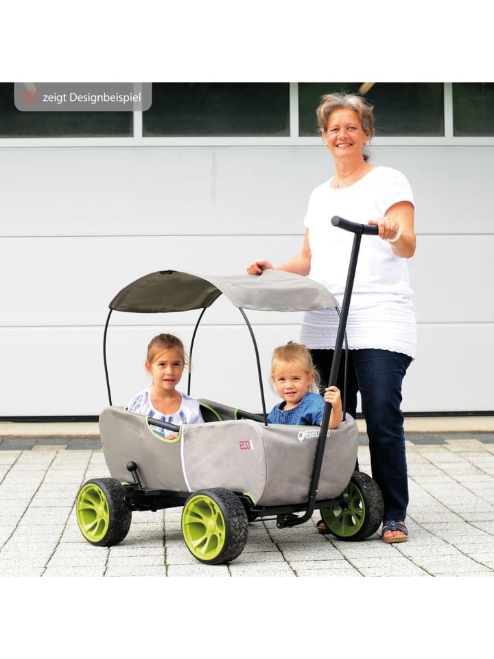 Hauck Bollerwagen Eco Mobil Safari - faltbar mit Dach, in beige,schwarz günstig kaufen onesize