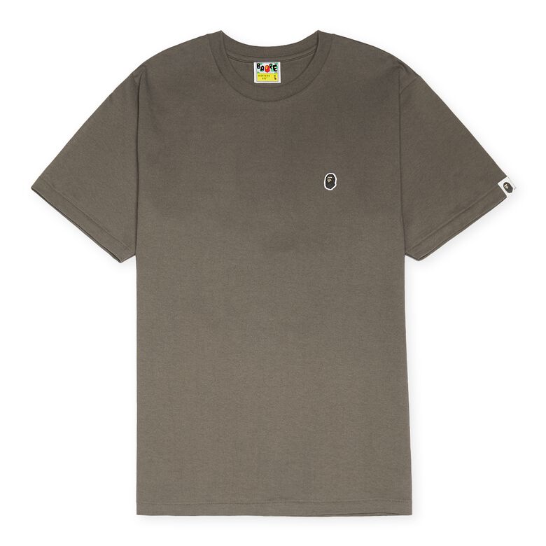 A Bathing Ape Ape Head One Point Tee brown