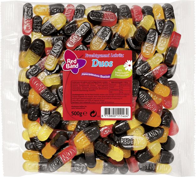 Red Band Fruchtgummi Lakritz Duos