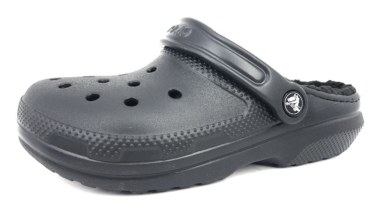 Crocs Classic Fuzz-Lined Clog 203591-060 Schwarz 060 Black/Black