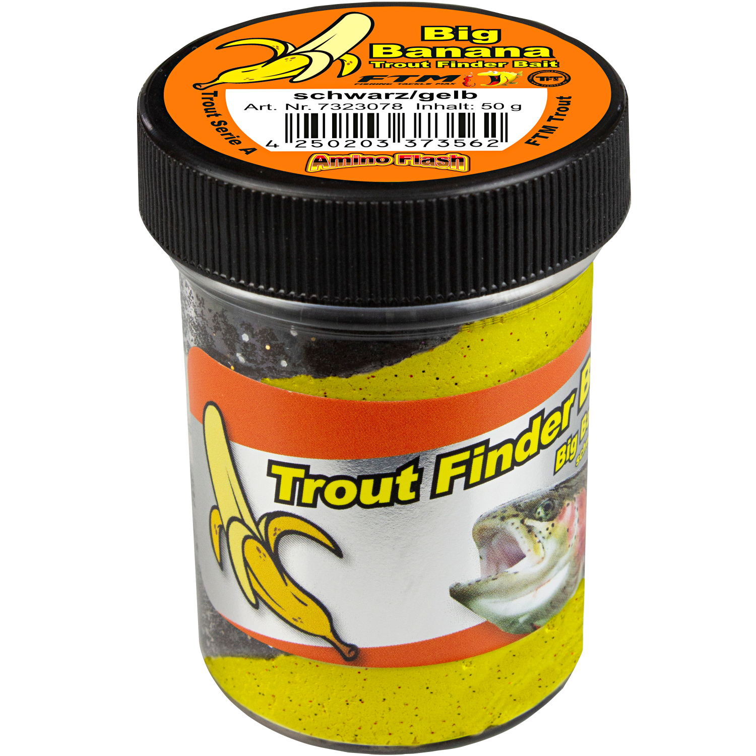 FTM Trout Finder Bait Big Banana (schwarz,gelb)