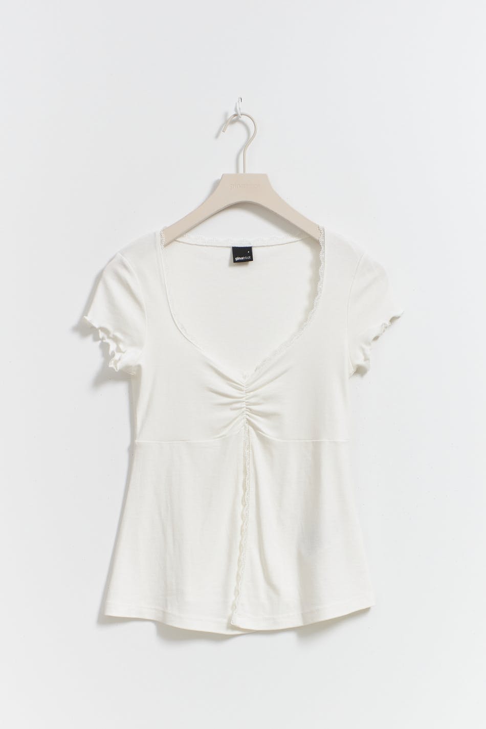 Lace detail top