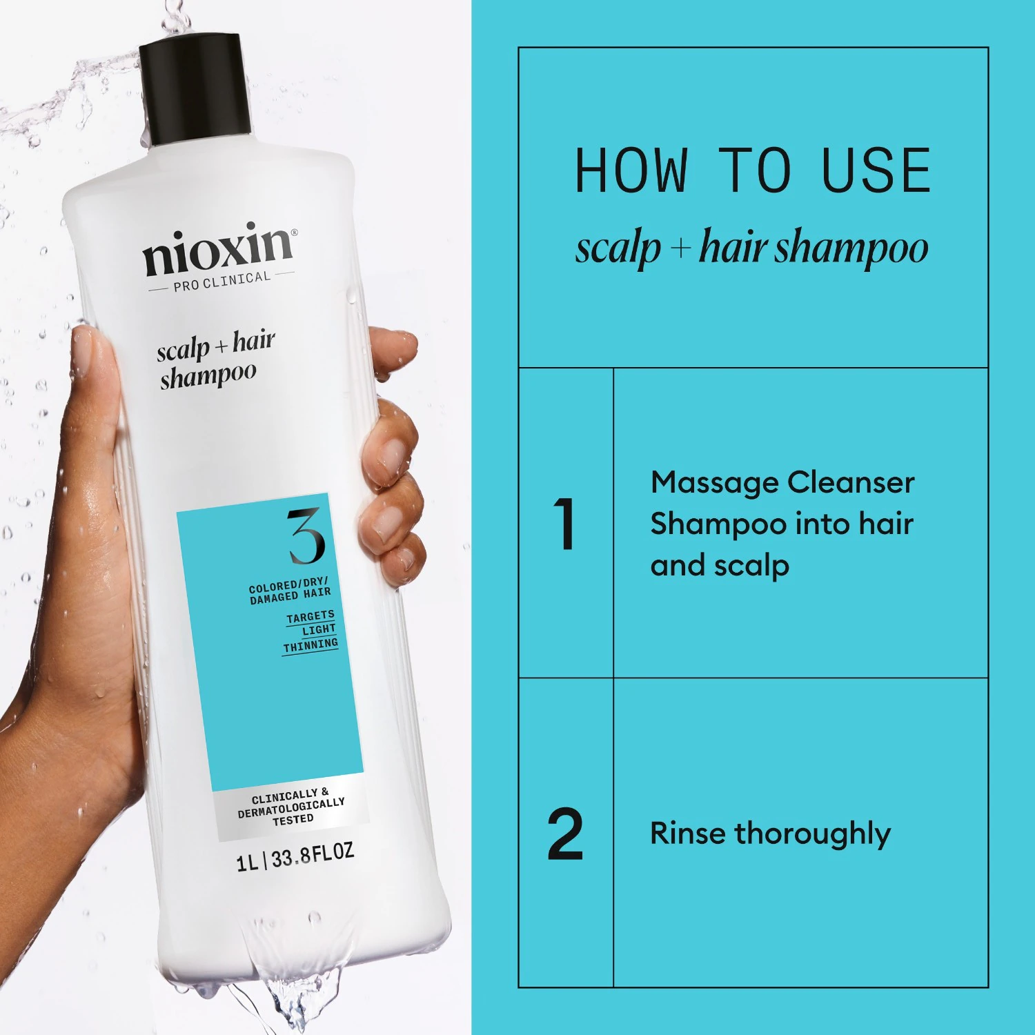 Nioxin System 3 sredstvo za čišćenje