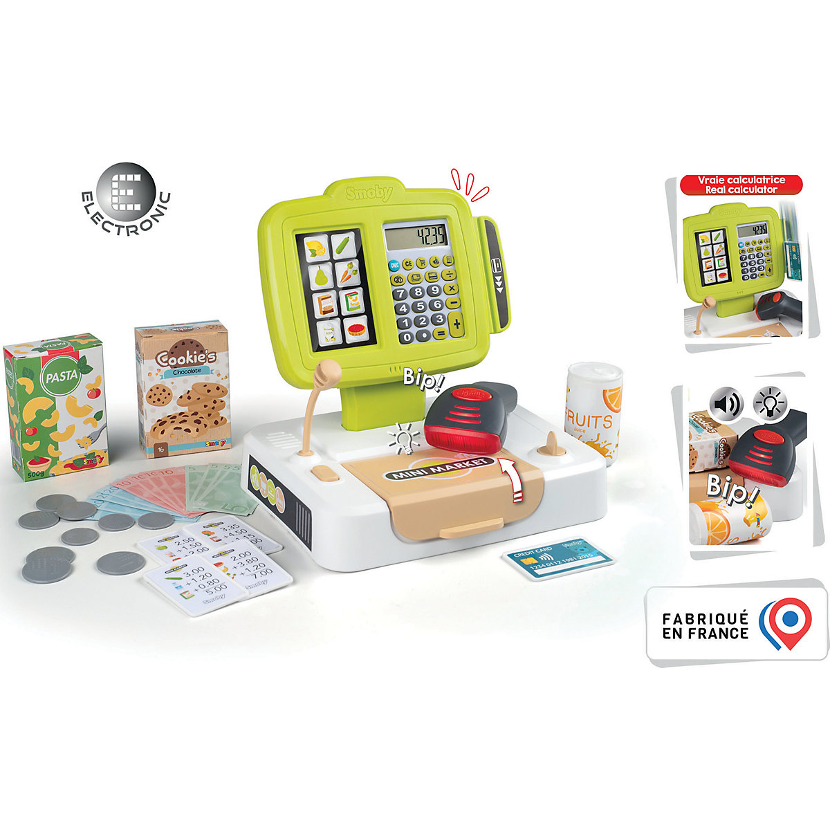 elektronische Supermarktkasse