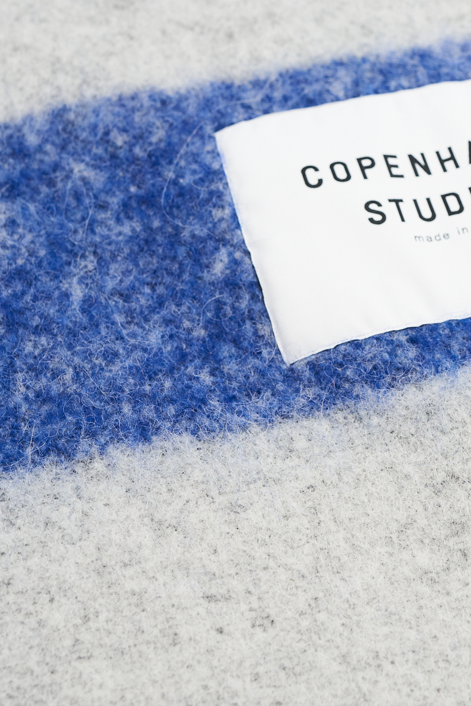 CPH SHAWL 3 wool mix royal blue