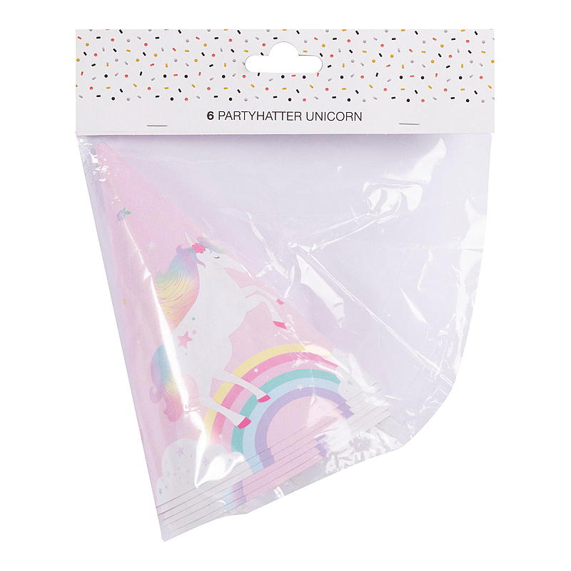 Giform Papirhatt 6 stk Unicorn