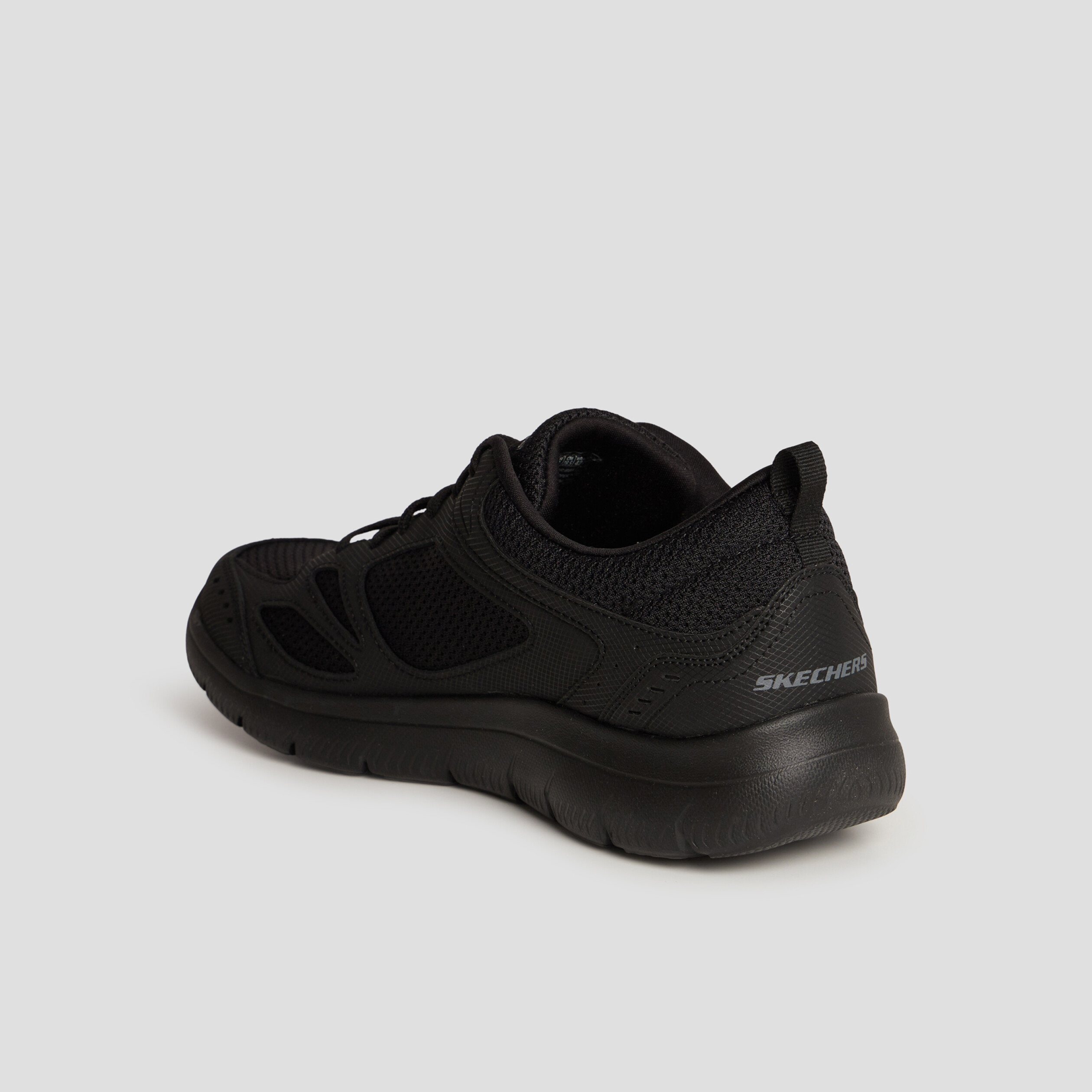 Baskets running mémoire forme Skechers noir homme | La Halle