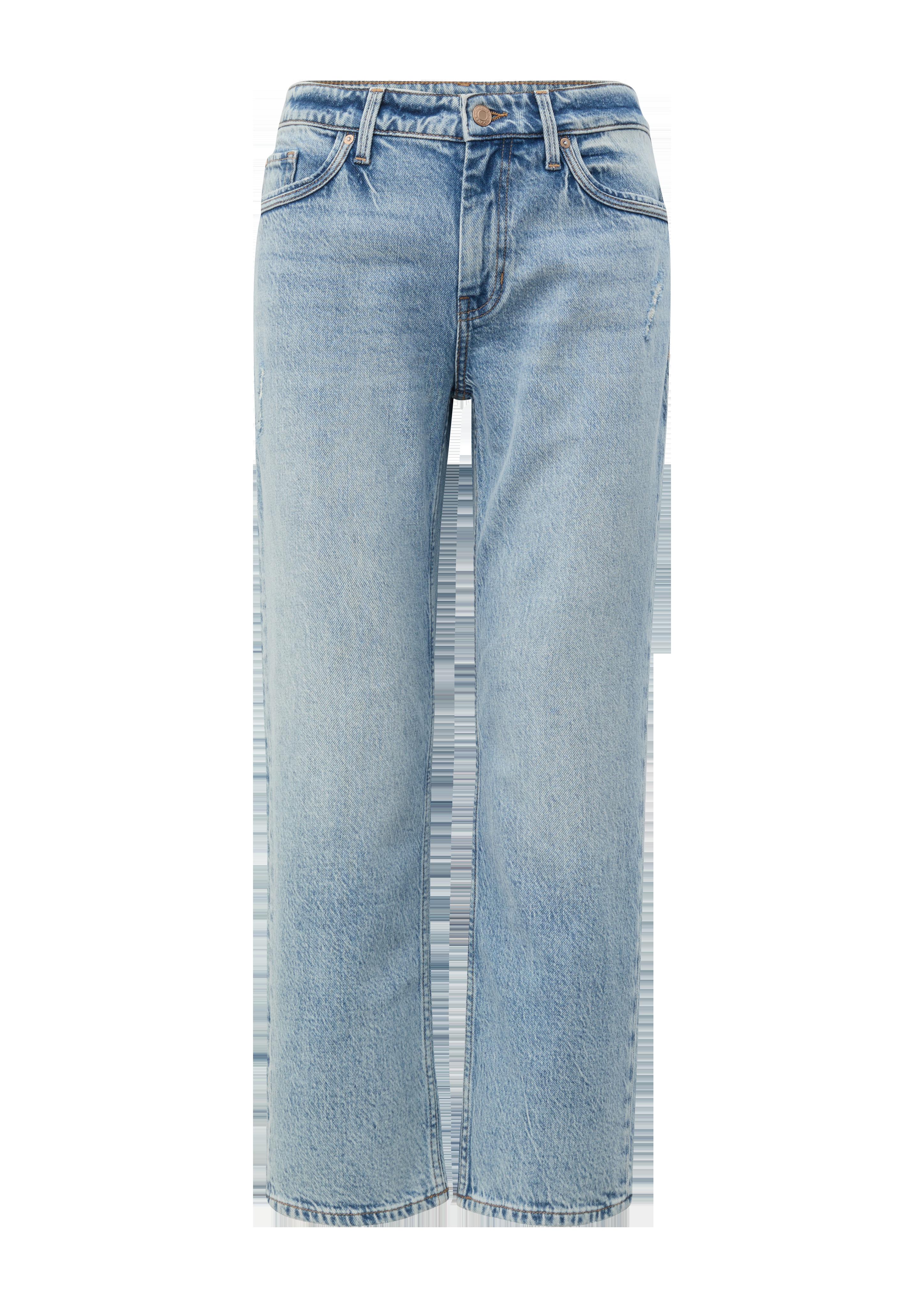 Cropped-Jeans Karolin / Regular Fit / Mid Rise / Straight Leg   2133438-53Z4