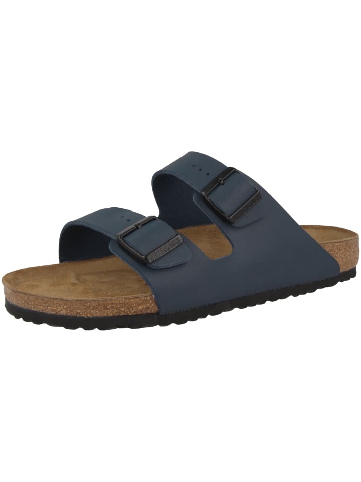 Birkenstock Sandale Arizona Birko-Flor normal in blau günstig kaufen