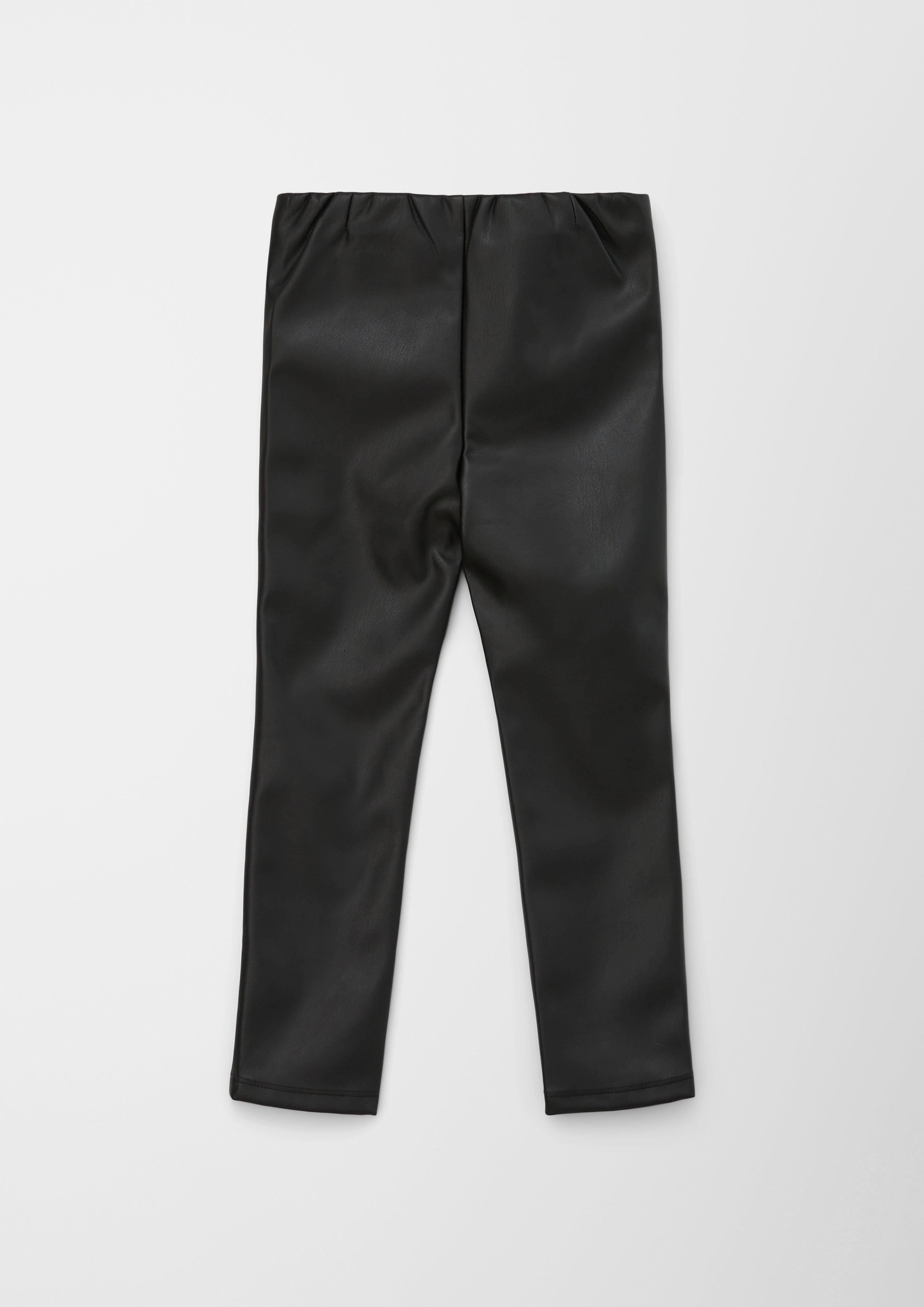 Leggings aus Lederimitat  2137923-9999