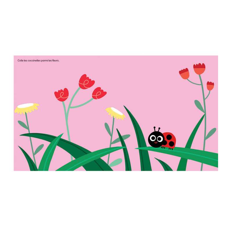 Pochette Autocollants petites mains les animaux du jardin - Lito