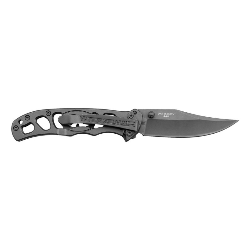 Witharmour Alligator Grey Messer, taktisches Messer (Taktische Messer)