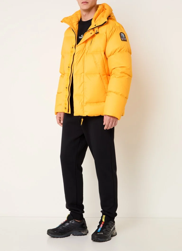 Giacca imbottita in piuma Parajumpers Cloud con tasche con cerniera.