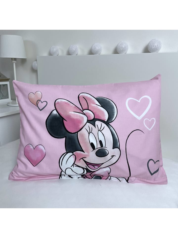 Disney Minnie Mouse 2-tlg.Set: Babybettwäsche Disney Minnie Mouse in Rosa günstig kaufen 100
