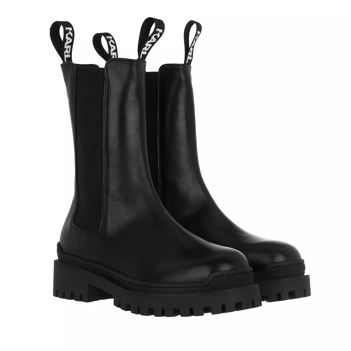 LAGERFELD Stiefeletten schwarz Biker Boot