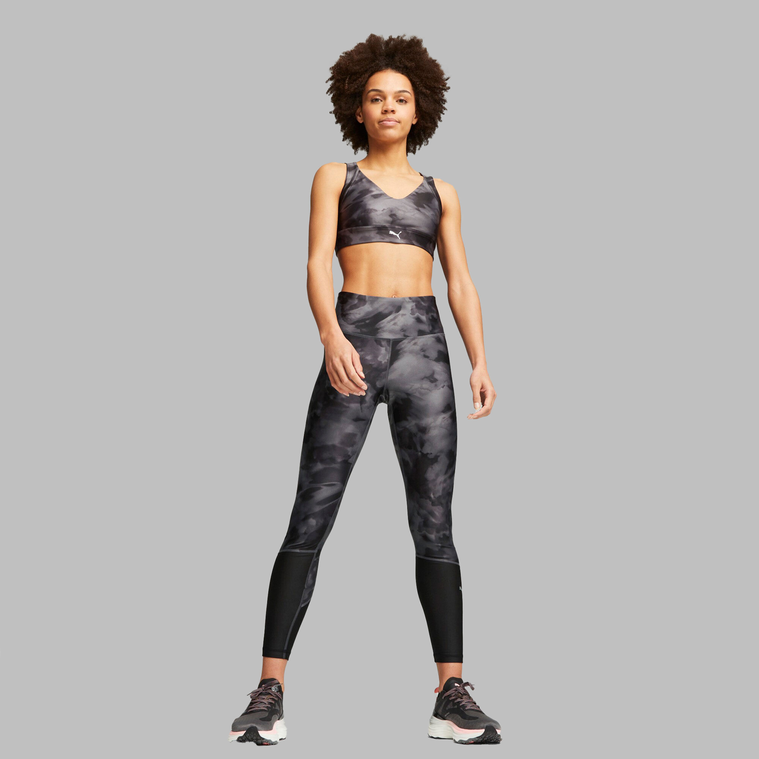 Run Ultraform All Over Print Highwaist FL Tight Damen - Schwarz