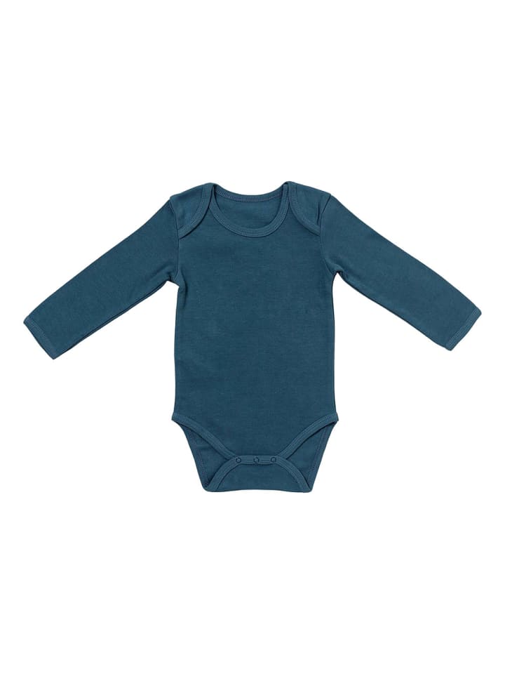 Schlummersack Bio Baby-Bodys langarm 3er-Pack in Hellblau günstig kaufen