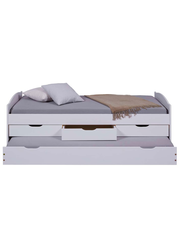 ebuy24 Bett Ulli Weiß 195 x 98 cm günstig kaufen onesize