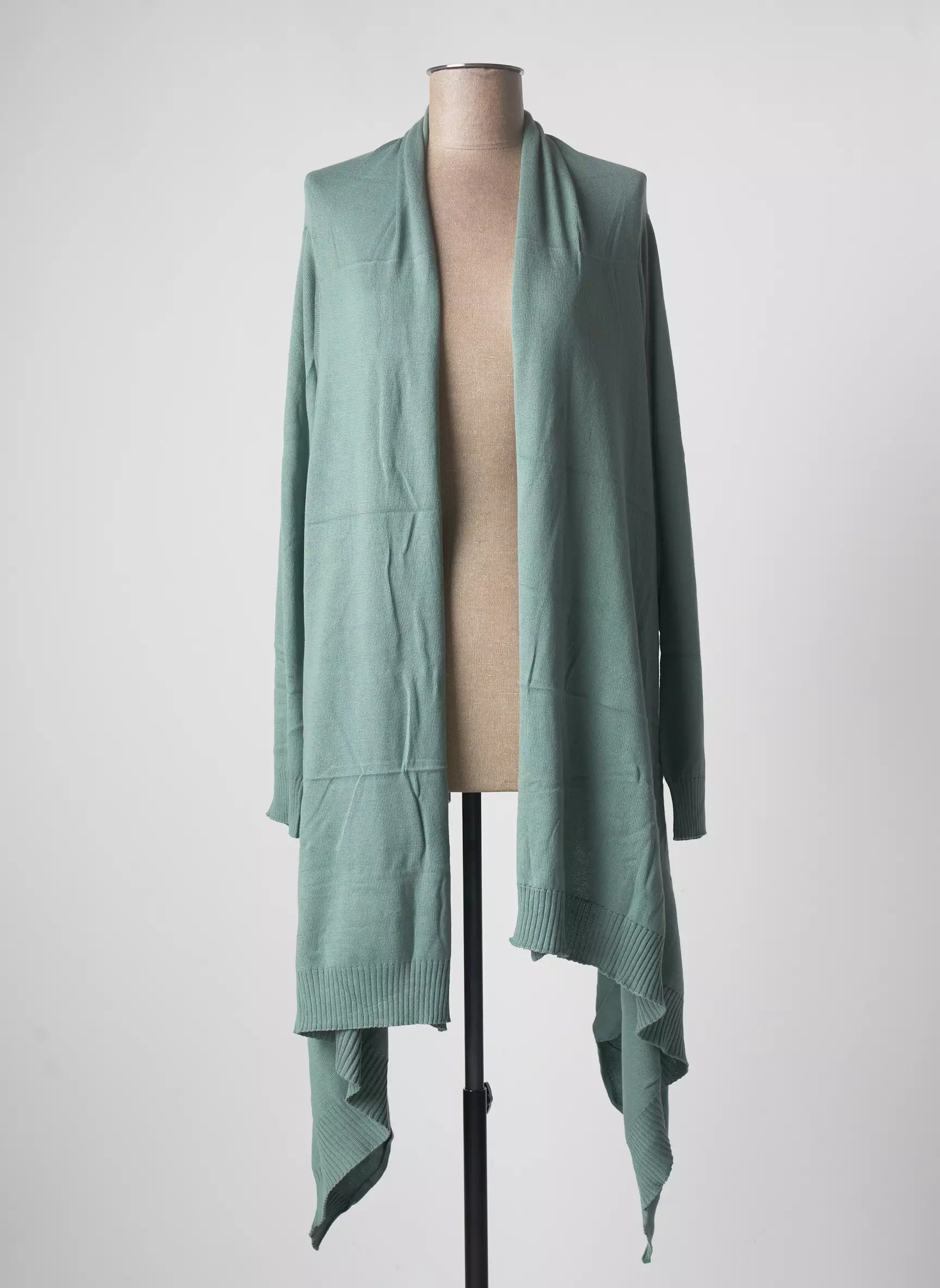 Stefan Green Cardigans Femme couleur vert