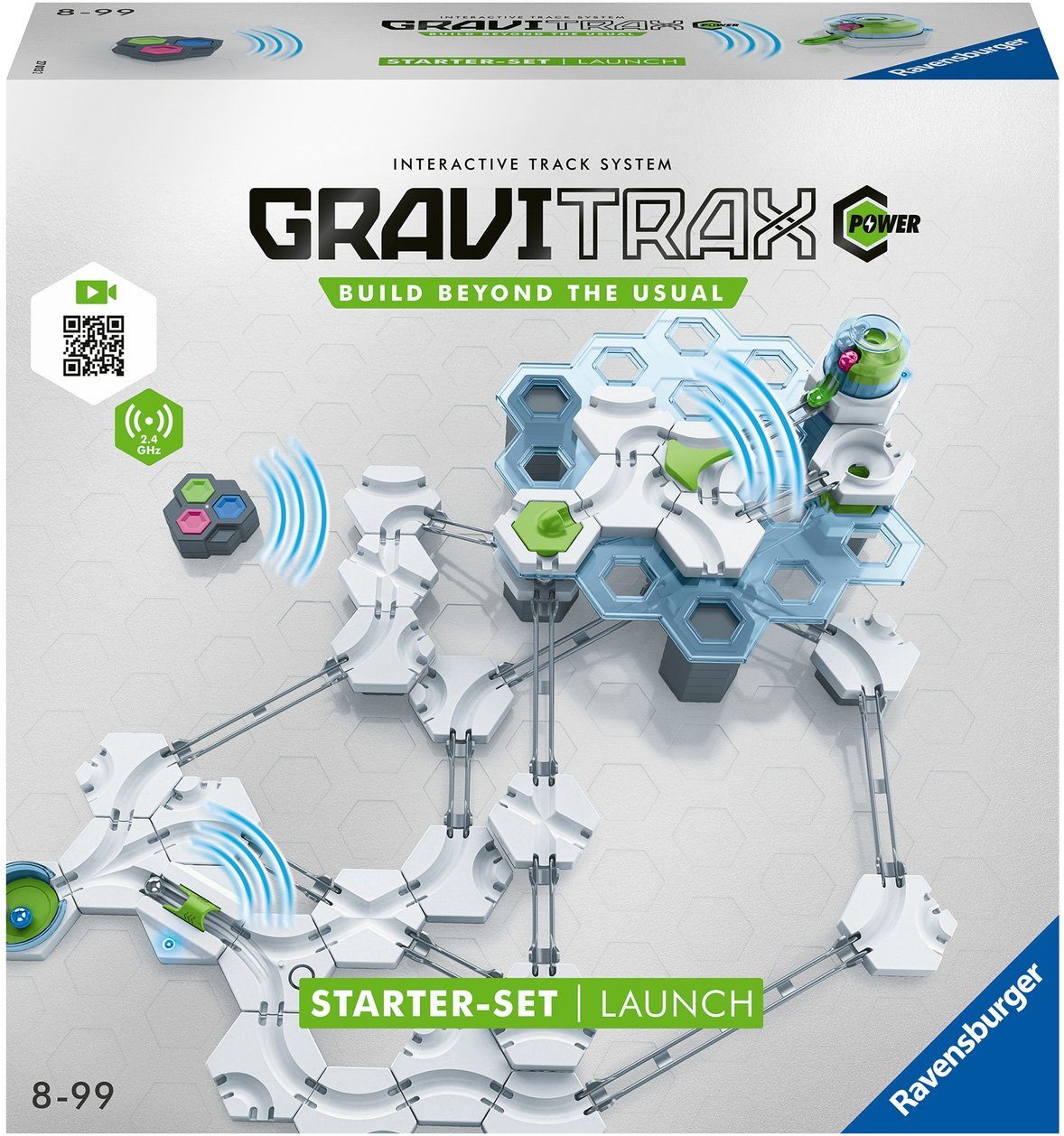 Ravensburger Kugelbahn-Bausatz GraviTrax® Power Starter-Set Launch, Made in Europe, FSC® - schützt Wald - weltweit