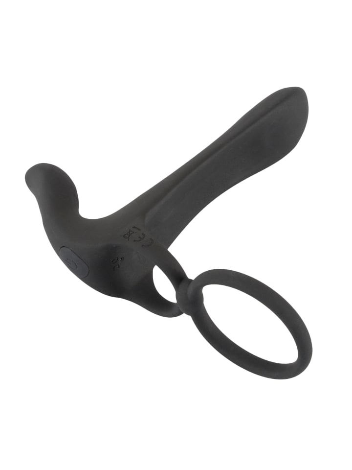 Black Velvets Paarvibrator Couple's Vibrator in schwarz günstig kaufen 14 cm