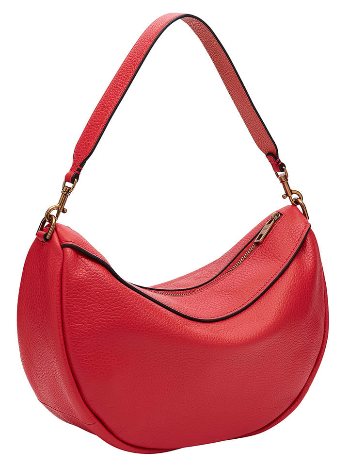 LIEBESKIND BERLIN Leder-Schultertasche in Rot - (B)37,5 x (H)24,5 x (T)13 cm günstig kaufen onesize