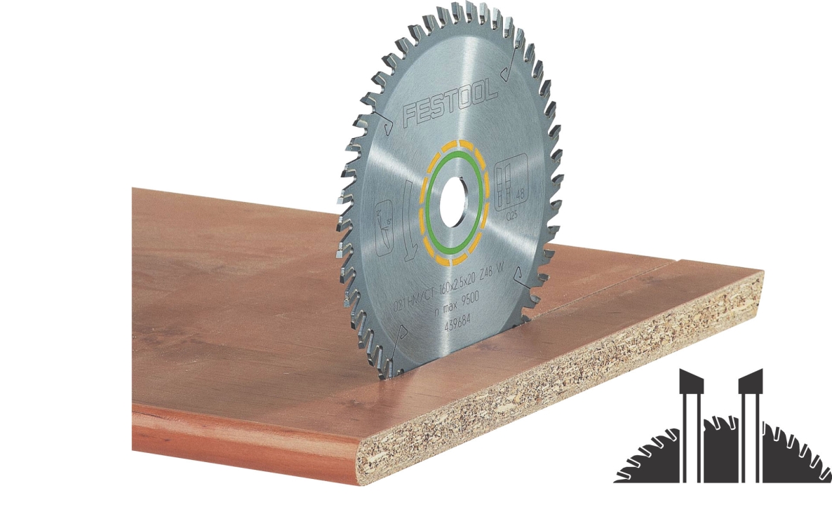Festool-tarvikkeet 488289 Hienohampainen sahanterä 225x2,6x30 W48