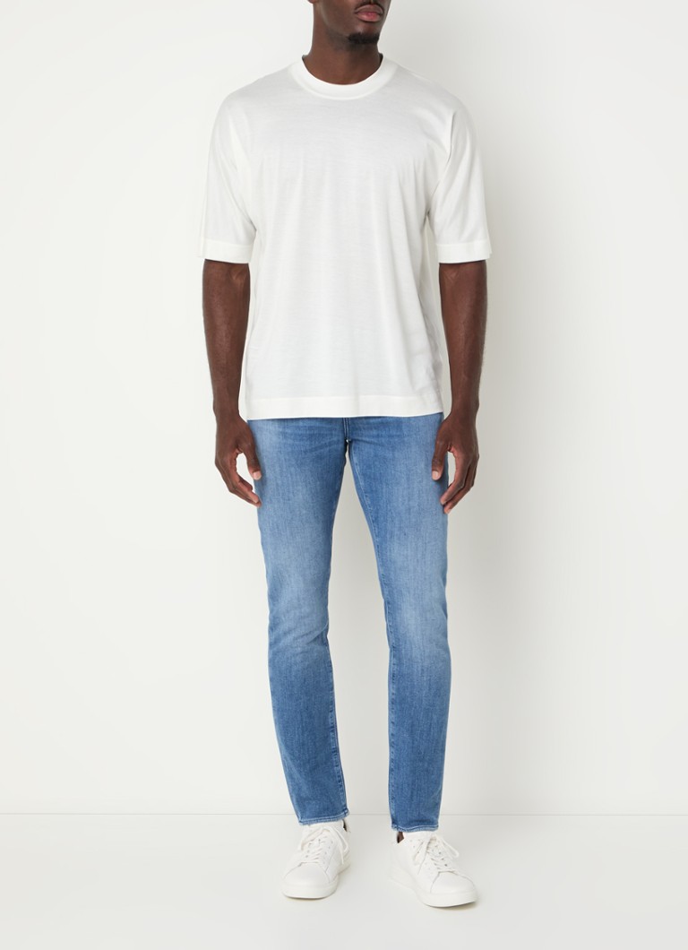 Jeansy Armani Exchange, dopasowany krój, średnie pranie