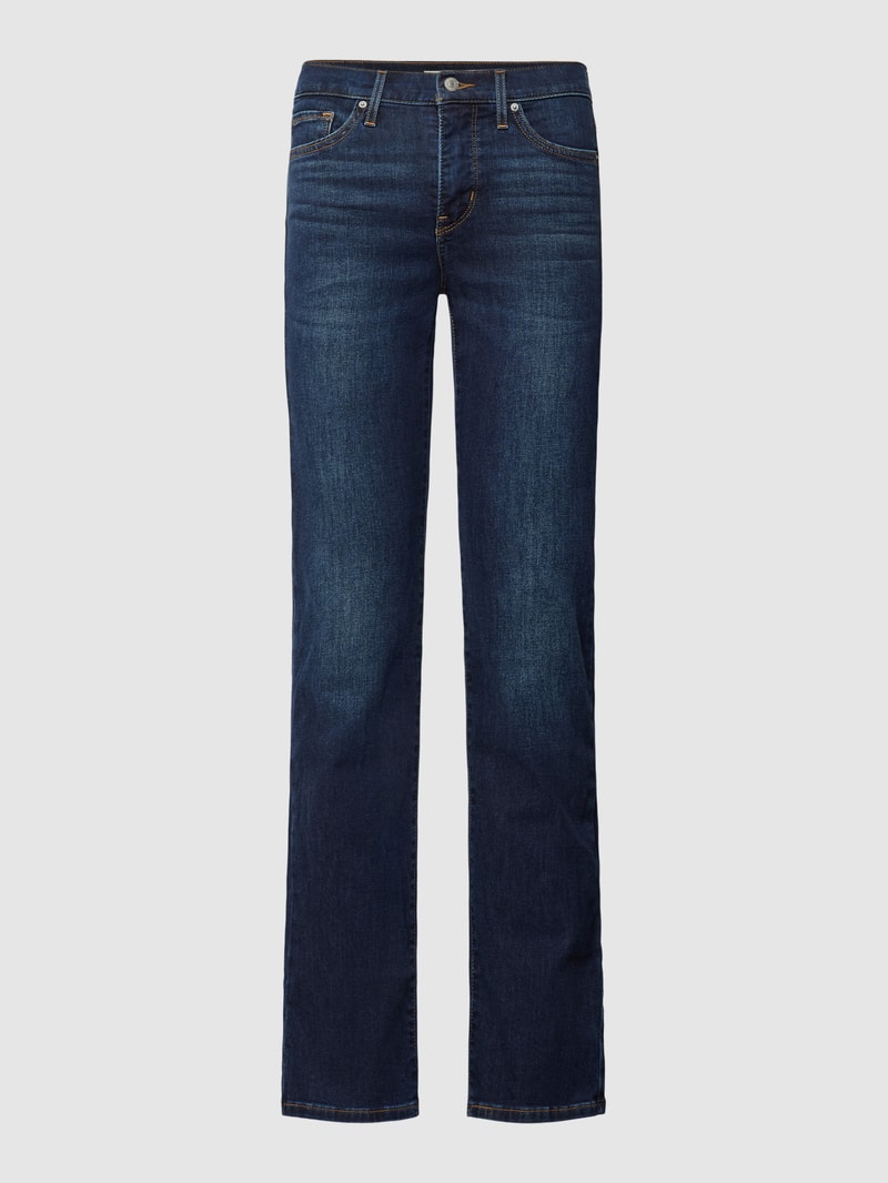 Jeans mit 5-Pocket-Design in dunkelblau