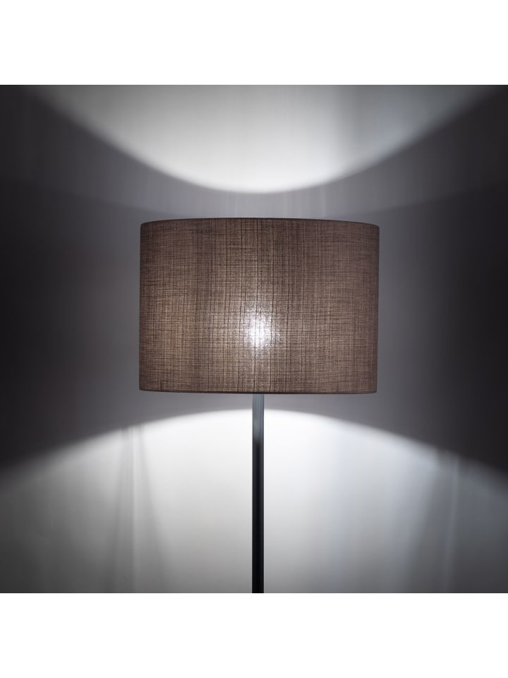Licht-Erlebnisse Stehlampe in Schwarz Braun günstig kaufen onesize