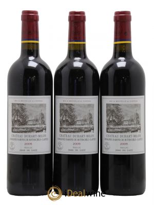 Château Duhart-Milon 4ème Grand Cru Classé  2005 - Lot de 3 Bouteilles