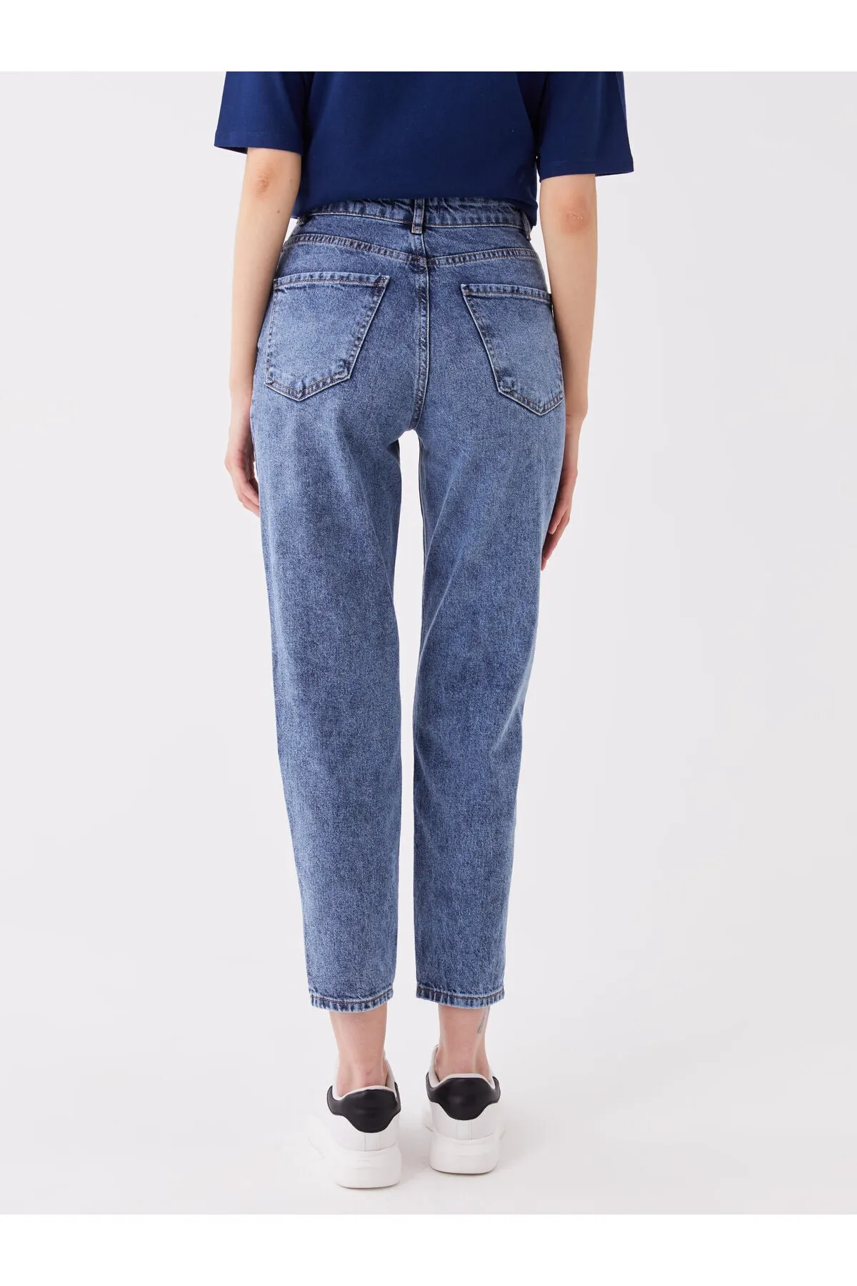 LC Waikiki  Mom-Fit-Jeanshose für Damen mit hoher Taille