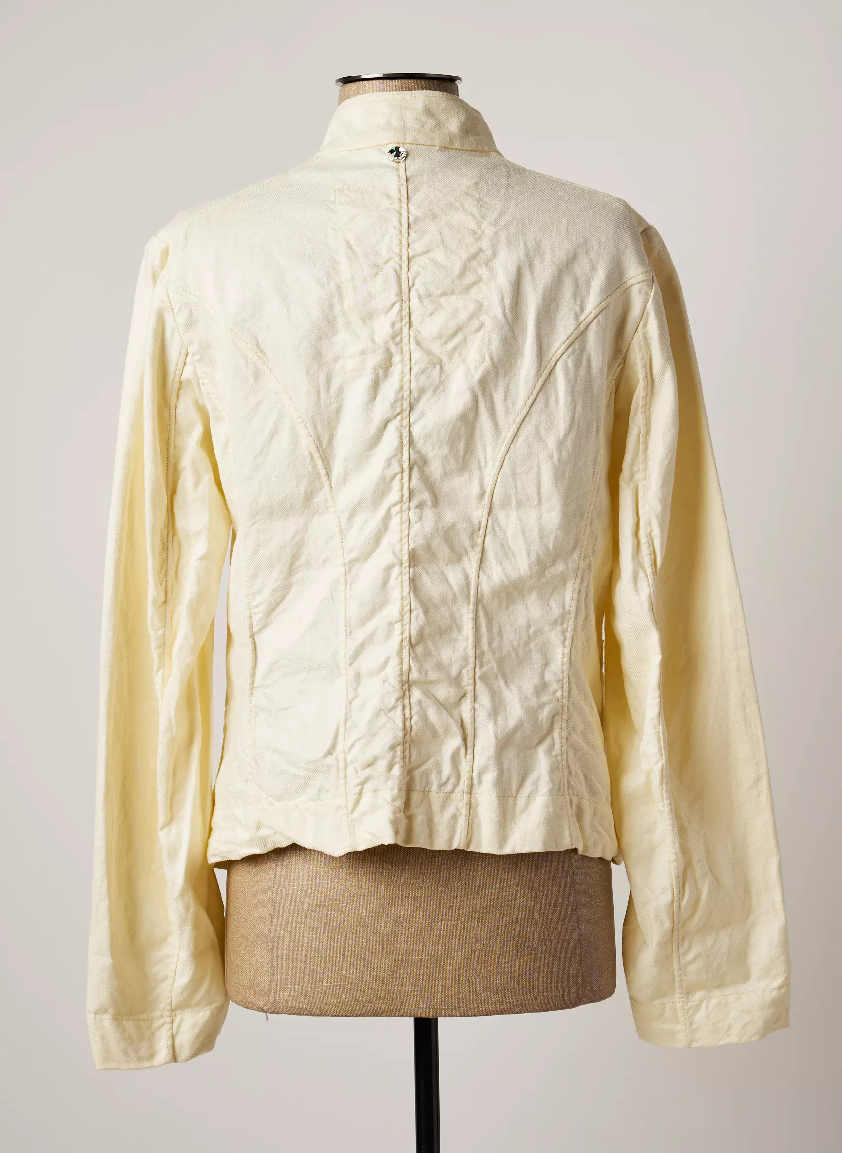 High Vestecasual Femme couleur beige