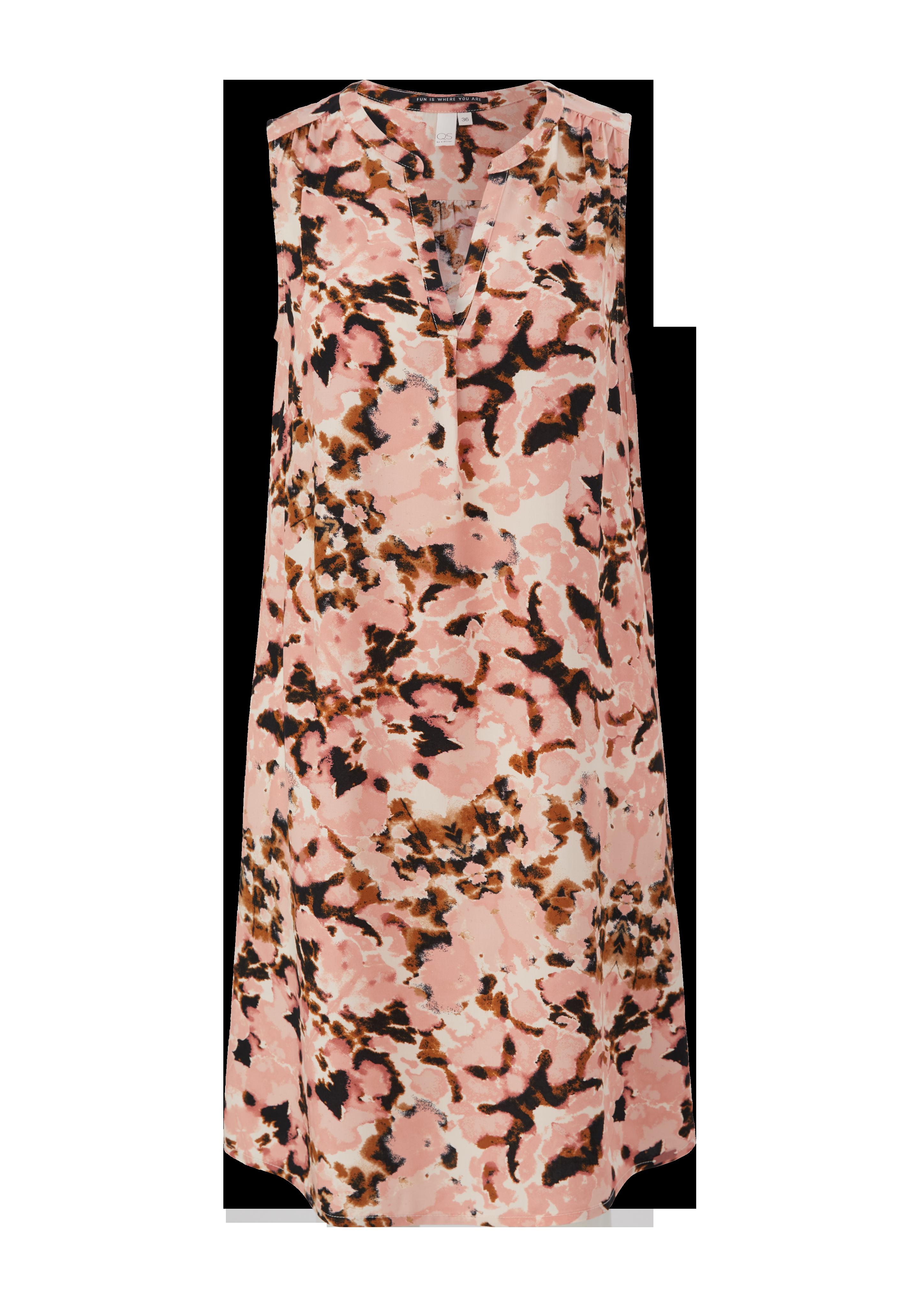 Viskosekleid mit Raffung  2130203-20A3