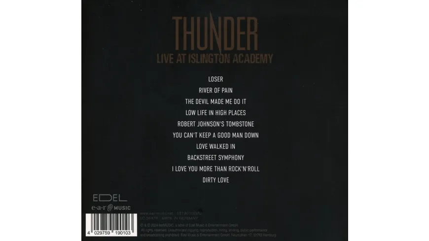 Live At Islington Academy (CD Digipak)