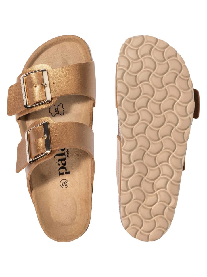 palado Pantoletten in bronze metallic günstig kaufen