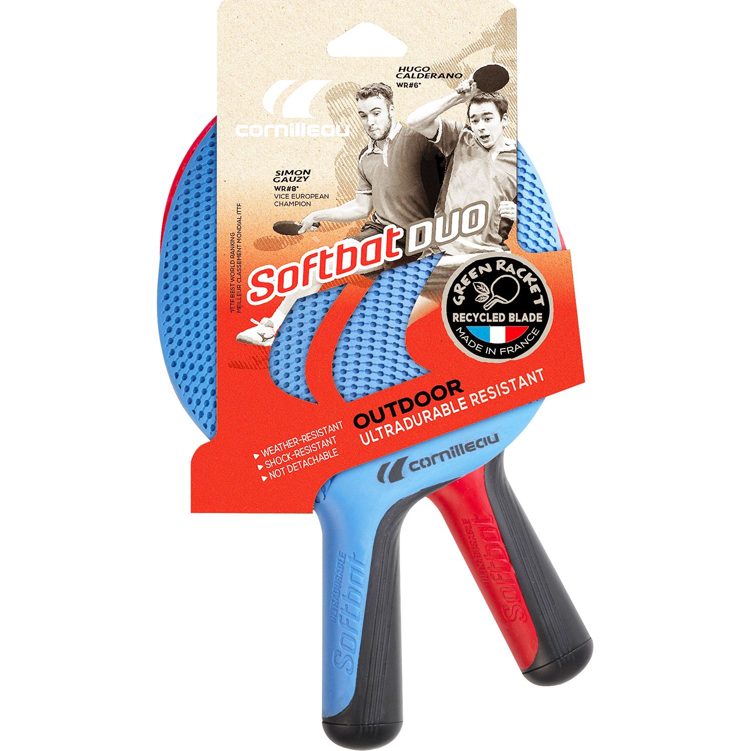 Cornilleau Softbat set von 2 Tischtennisschläger