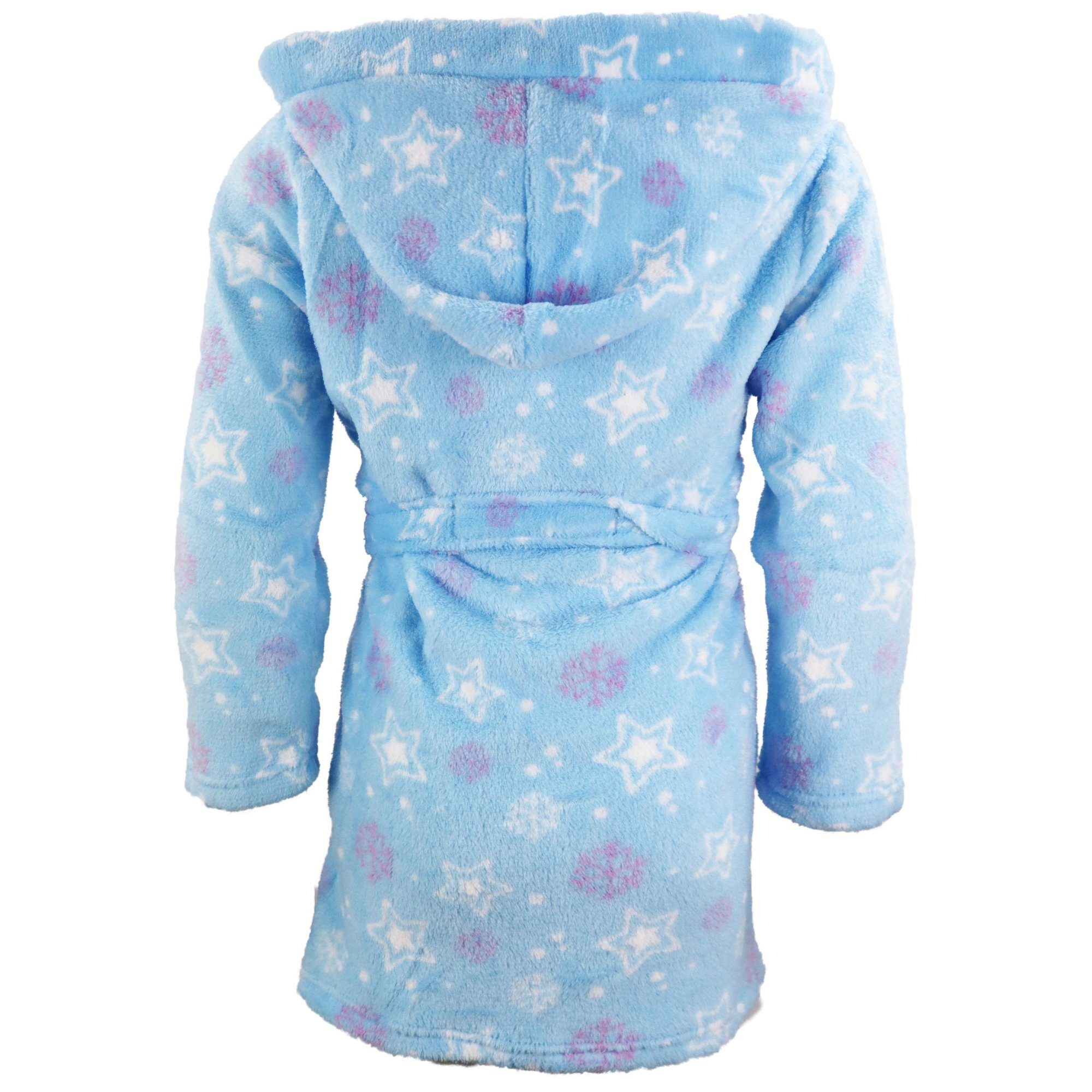 L.O.L. SURPRISE! Kinderbademantel LOL Surprise Mädchen Kinder Fleece Bademantel, Kapuze, Gürtel, Gr. 92 bis 128, Blau