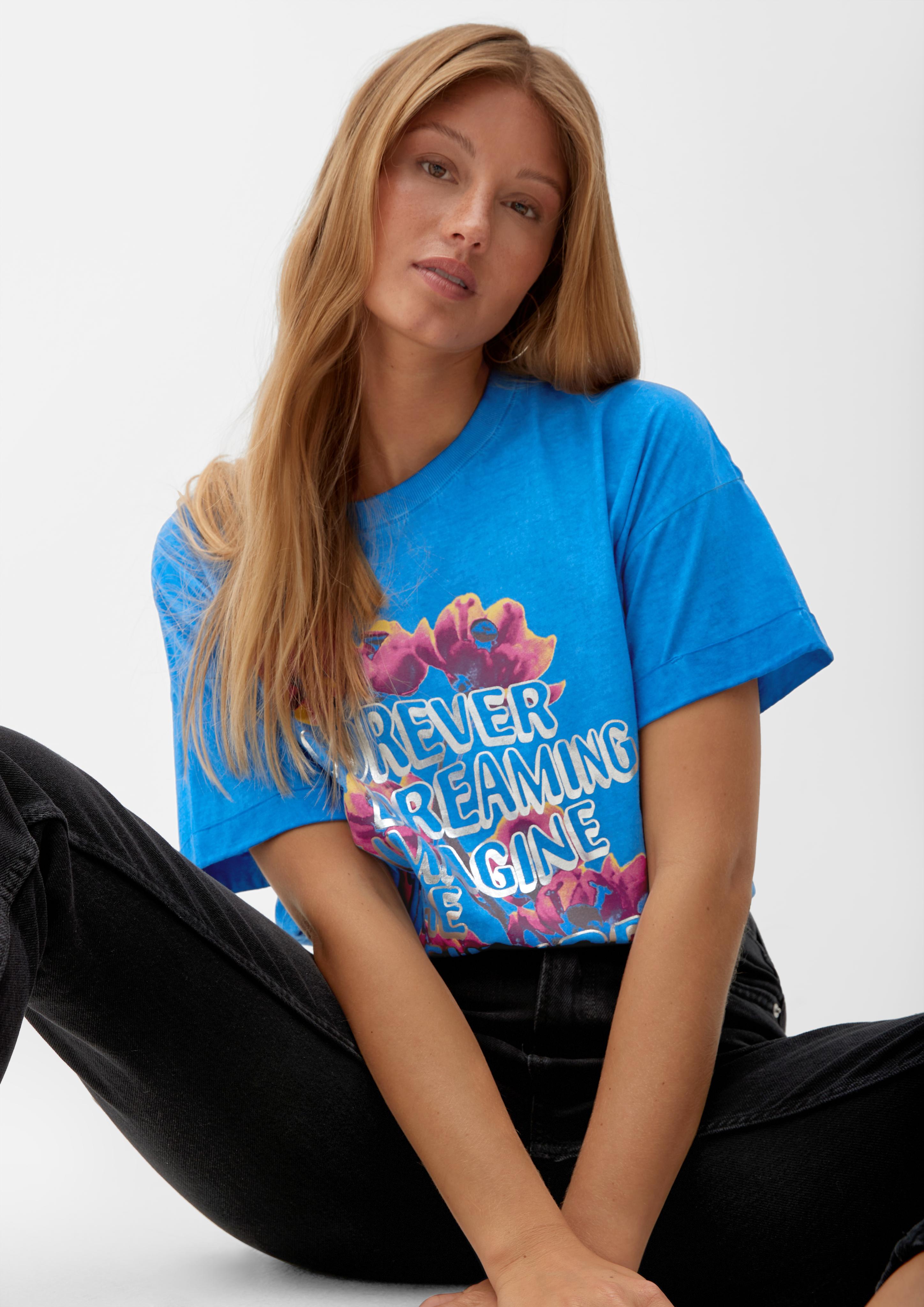 T-Shirt mit Frontprint  2127938-55D0