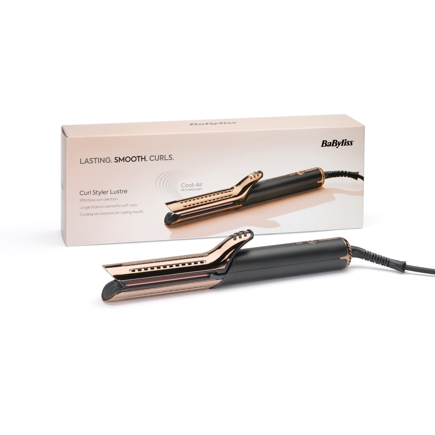 BaByliss Curl Styler Lustre garbanojimo žnyplės