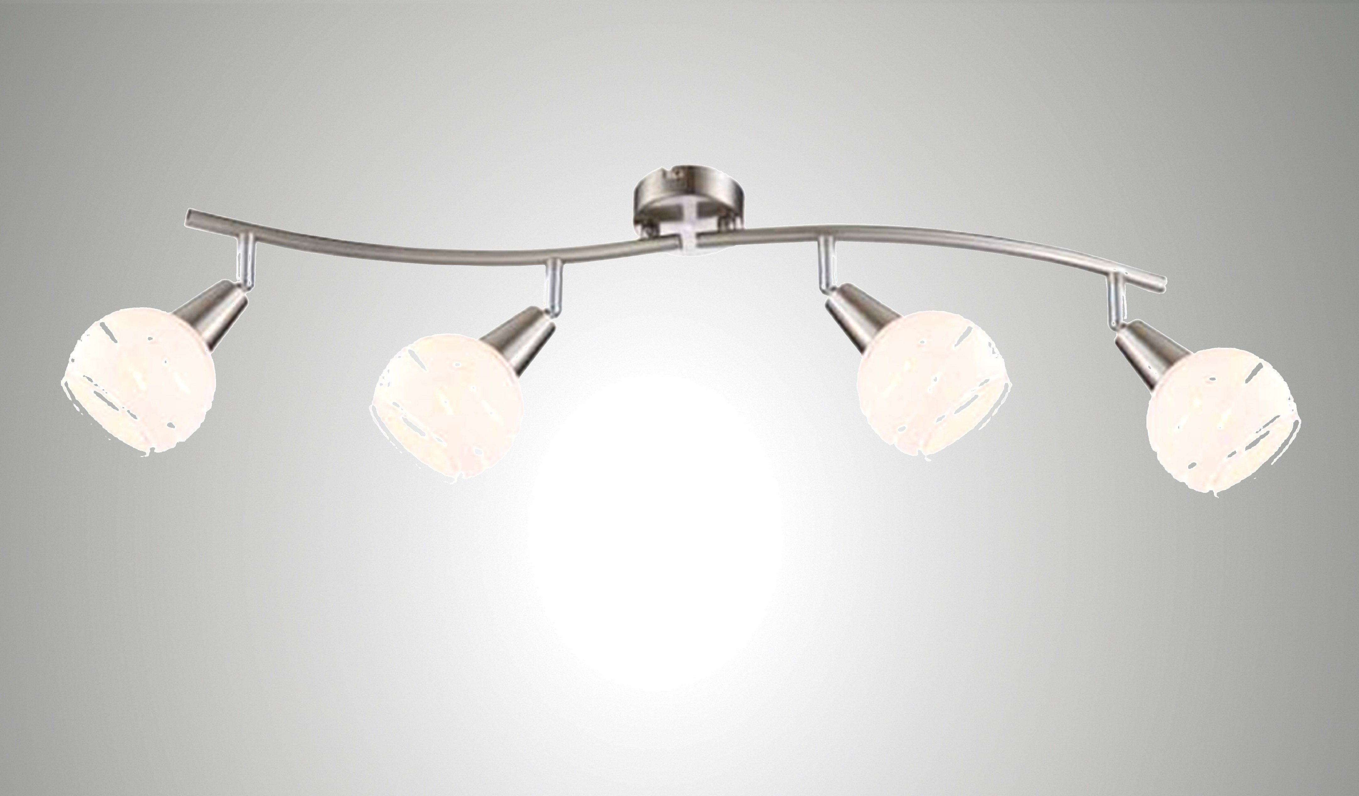 TRANGO LED Deckenleuchte, Dimmfunktion, LED wechselbar, warmweiß