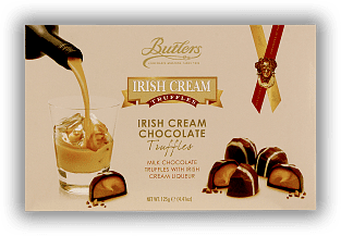 Butlers Irish Cream Truffle Pralinen 125g Butlers Irish Cream Truffle Pralinen 125g Irische Schokoladenspezialität. 125	 Gramm