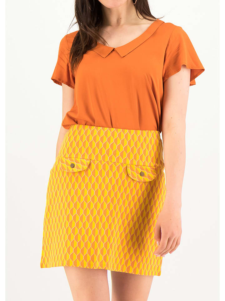 Blutsgeschwister Rock in Senf/ Orange günstig kaufen