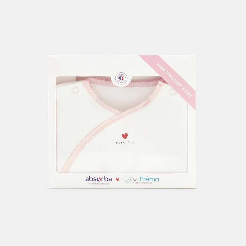 Body prématuré rose naissance Absorba