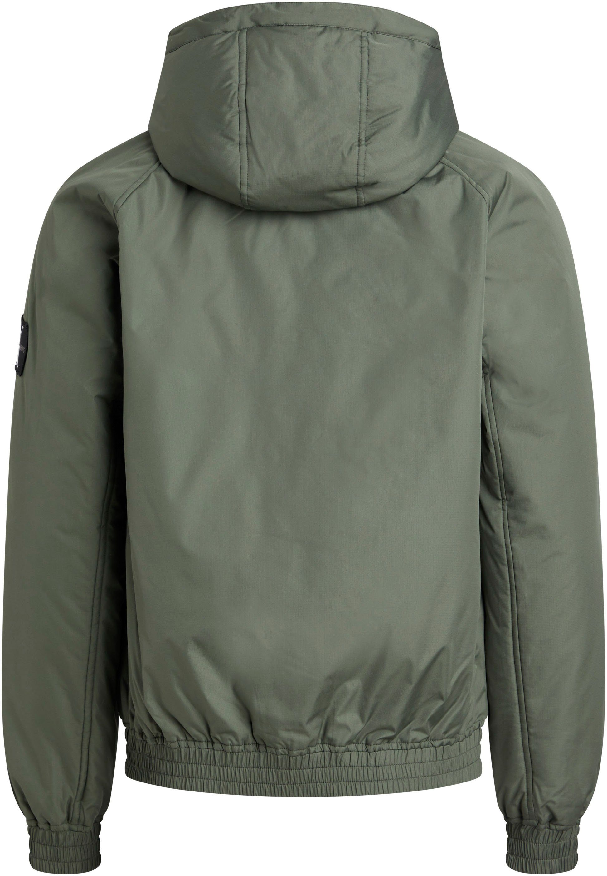 Calvin Klein Jeans Steppjacke PADDED HOODED HARRINGTON