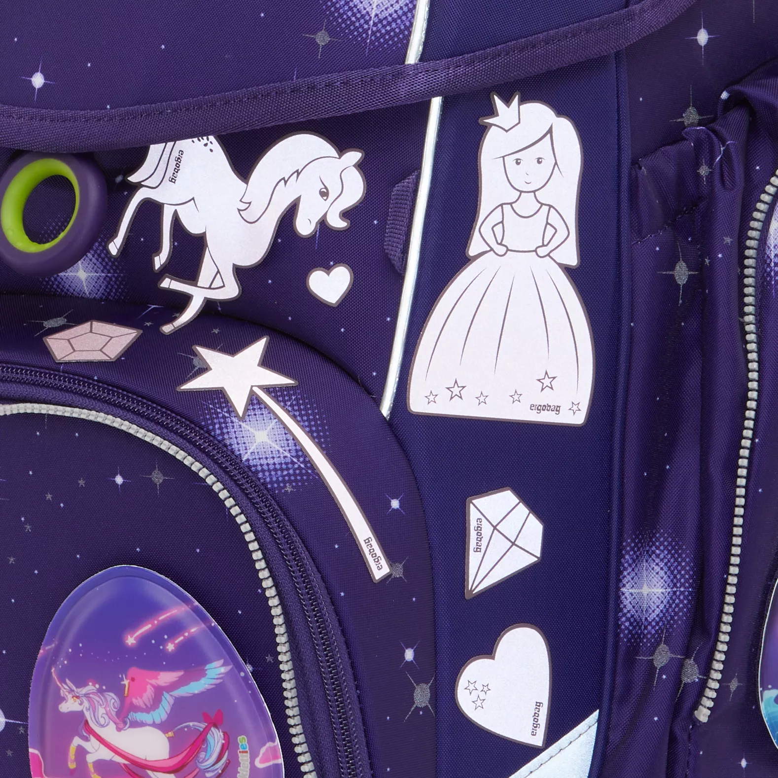 ergobag Sticker Reflexie-Sticker Prinzessin