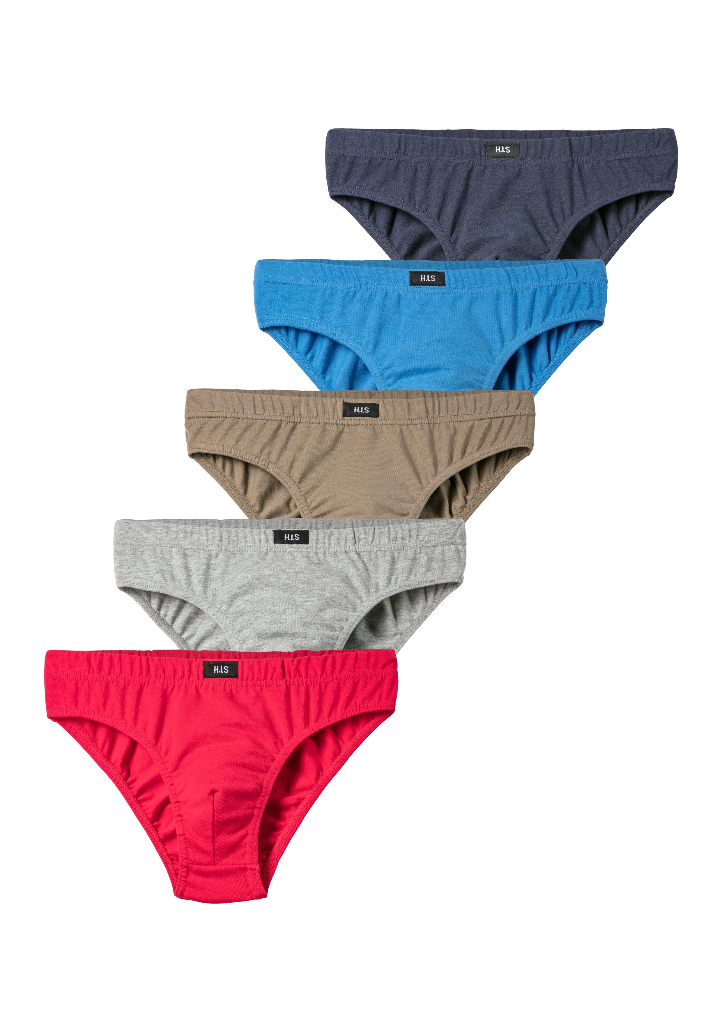 H.I.S Slip (Packung, 5-St) für Jungen, bequemer Basic für jeden Tag