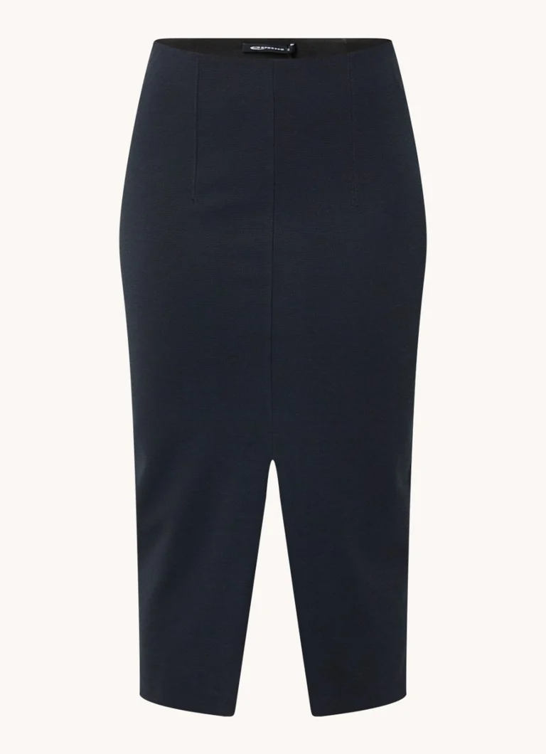 Expresso Midi pencil skirt with slit